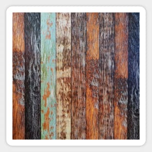 Rustic western country farmhouse teal brown barn wood Magnet